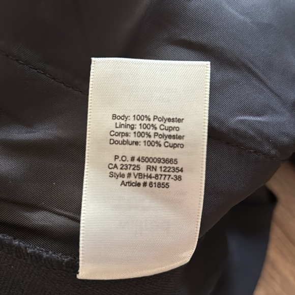 Wilfred Womens Black Cropped Wide Leg Dressy Jumpsuit Square Neck Tie Back Sz S - Picture 13 of 13